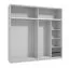Set 2 cassetti per guardaroba | Grigio grafite | 38 x 44 x 41,5 cm | Organizzazione e stile