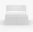 Letto singolo Smolikas 153 | Legno massiccio bianco | Rete a doghe inclusa | Vano contenitore | 90 x 200 cm