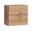 Pensile Volleberg 60 | Bianco/Rovere Wotan | 150 x 250 x 40 cm | LED Blu | Design moderno