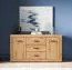Madia "Athens" 04, 2 ante, 3 cassetti, rovere Evoke, maniglie: plastica, Sistema "Soft-Close", 160 x 40 x 85 cm