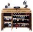 Cassettiera Pandrup 14 in rovere | 94 x 120 x 34 cm | 3 ante, 2 cassetti, 7 scomparti