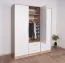 Armadio ad ante battenti "Hannut" 12, bianco / rovere - 190 x 150 x 56 cm (h x l x p)
