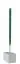 Palo per recinzione Mod. A, Finitura:  vernice verde, per recinzioni alte: 123 cm, Lunghezza: 128,5 cm, Punti di fissaggioe: 7