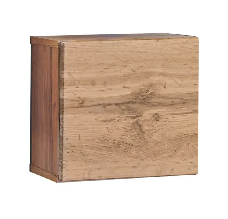 Pensile elegante con apertura push-to-open Möllen 08 | Rovere Wotan | 30 x 30 x 25 cm