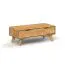 Mobile porta TV "Timaru" 21 | Rovere massello selvatico oliato | 33 x 90 x 40 cm | Design elegante