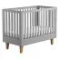 Lettino per bambini Rilind 06 | Grigio e rovere | 70 x 140 cm | Design moderno e robusto