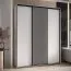 Armadio bianco Tharo | Ante scorrevoli salvaspazio | Tanto spazio | 235,2 x 200 x 45 cm | Ripiani organizzati