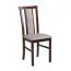 Sedia Roopo in faggio massiccio | Look noce elegante | Comfort elevato con schiuma T-25 | Tessuto beige raffinato | Alta qualità