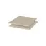 Ripiani aggiuntivi Neiafu per armadio | Effetto tessuto elegante | Set 2 pezzi | Beige | 43 x 50 x 2 cm