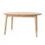 Tavolo rotondo 90 cm | Rovere massiccio oliato | Design minimal | 4 gambe stabili | Serie Erdre