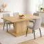 Tavolo rettangolare "Statura" 1, color rovere Sonoma, spessore piano: 32 mm, 4-6 pax, 138 x 80 x 74 cm