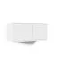 Armadio a muro moderno Zapopan 78 | Bianco | 2 ante battenti push-to-open | 40 x 100 x 40 cm | 2 scomparti robusti