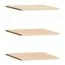 Set 3 ripiani per armadio Aegir 01 & 02 | Design Japandi moderno | Rovere naturale