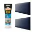 Pannelli decorativi imbottiti 60 x 30 cm | Set 10 pezzi | Antracite | Rivestimento similpelle