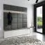 Pannelli imbottiti 50 x 40 cm | Set 10 pezzi | Grigio elegante | Rivestimento similpelle resistente