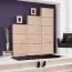 Scarpiera Veliko 05 | Rovere Sonoma | 5 ante battenti | 5 scomparti | 191,5 x 58 x 18 cm | Bordi ABS