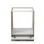 Mobile base per elettrodomestici da incasso Mionica | Grigio rovere e sabbia | 1 anta battente | 82 x 60 x 56,5 cm