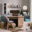 Scrivania Powar 01 | Rovere Sonoma | 3 cassetti | Maniglie grigie | 74,5 x 121 x 50 cm