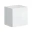 Pensile Volleberg 54 nero/bianco con illuminazione LED | 150 x 250 x 40 cm | Design moderno