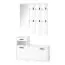 Ingresso completo - Set "Kelvini", 2 pz, bianco, 3 scomparti, 1 cassetto, 1 specchio, 6 ganci