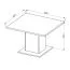 Tavolino "Statura", bianco lucido, spessore piano 32 mm, laccato con finitura UV, 100 x 60 x 50 cm