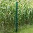 Palo per recinzione Mod. U, Finitura: vernice antracite, Per recinzioni alte max: 43 cm, Lunghezza: 45 cm, Punti di fissaggio: 2
