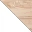 Specchio Arowana 21 | Rovere e Bianco Lucido | 56 x 123 x 5 cm | Design Moderno