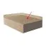 Pavimento di design con nucleo in legno e sistema click 1200 x 290 x 15 mm, 4 Pezzi - Modello: EISLER Effetto noce