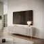 Mobile porta TV Sloughia 06 beige | 2 scomparti inclinabili | Maniglie e gambe in metallo | 51 x 163 x 38 cm | Robusto