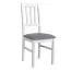Set sala da pranzo 7 pezzi | 6 posti | Design moderno bianco | Tavolo allungabile laminato antigraffio | Resistente e durevole