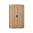 Armadio angolare 3 pezzi Fafe | Rovere Artisan e nero | 6 cassetti | Sistema Soft-Close