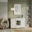 Vetrinetta moderna Kavieng 10 | Rovere e bianco | 86 x 125 x 40 cm | Eleganza e funzionalità