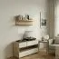 Mensola da parete "Kavieng" 14 rovere | 30 x 125 x 21 cm | Design moderno e robusto
