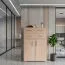 Armadio Garut 16 | Rovere Sonoma | 118 x 80 x 40 cm | Design moderno e funzionale