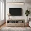 Mobile porta TV Lorengau 16 | Rovere Sonoma | 53 x 130 x 42 cm | Design moderno e funzionale