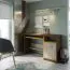 Scrivania Kerema 18 | Noce, Olmo e Giallo | 76 x 120 x 55 cm | Design moderno e funzionale