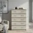 Cassettiera Pamulang 06 | Rovere Sonoma | 5 cassetti | 112 x 82 x 40 cm | Design moderno
