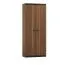 Armadio Mojokerto 24 | Noce/Nero | 194 x 80 x 39 cm | Design moderno e funzionale