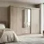 Armadio scorrevole Kikori 13 | Rovere Sonoma | 210 x 210 x 62 cm | Design moderno e funzionale