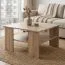 Tavolino Kikori 04 | Rovere Sonoma | 78 x 78 x 47 cm | Design moderno e funzionale | Ampio spazio d’appoggio