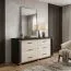 Cassettiera "Aitape" 08 | Rovere Sonoma scuro/chiaro | 61 x 130 x 40 cm | 6 cassetti moderni
