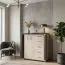 Cassettiera moderna "Aitape" 40 | Rovere Sonoma scuro/chiaro | 105 x 100 x 40 cm | 5 cassetti, 2 ante