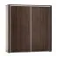 Armadio scorrevole Aitape 18 | Rovere Sonoma scuro | 188 x 150 x 60 cm | Spazio ottimizzato