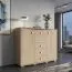 Cassettiera Rabaul 07 | Rovere Sonoma | 100 x 130 x 40 cm | Design moderno, ampia capacità