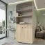 Vetrina Rabaul 30 | Rovere Sonoma | 200 x 94 x 40 cm | Design moderno e funzionale