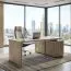Modulo aggiuntivo per scrivania Cianjur | Rovere e bianco | 77 x 150 x 60 cm | Design moderno