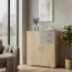 Cassettiera Ciomas 11 | Rovere Sonoma e Grigio | 104 x 90 x 40 cm | Design moderno e funzionale