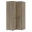 Armadio ad angolo Kundiawa 38 | Rovere Sonoma chiaro | 200 x 100 x 100 cm | Design moderno