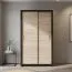 Armadio guardaroba Sepatan 07 | Ante scorrevoli | Wengé e rovere Sonoma | 210 x 130 x 60 cm