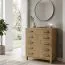 Cassettiera Alotau 06 | Rovere effetto legno | 5 cassetti | 93 x 80 x 40 cm | Design moderno e pratico
